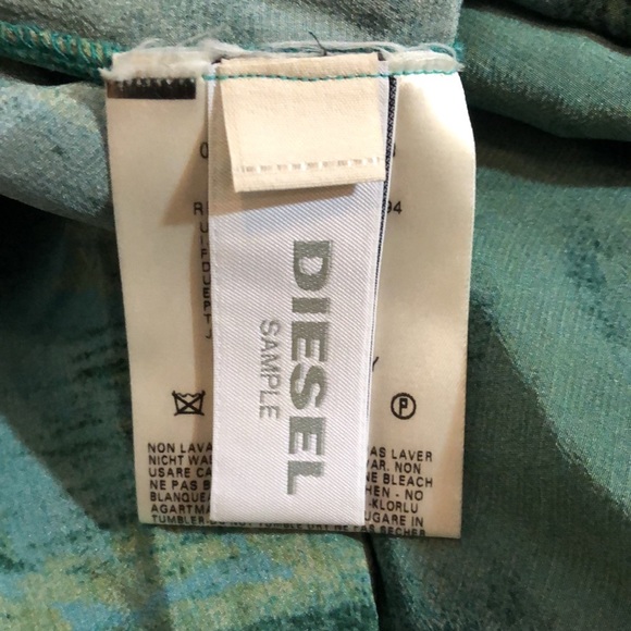 Vintage DIESEL 100% Silk Shift Dress - Picture 15 of 16
